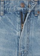 Women's Flared serge jeans in steel blue wash denim | CELINE