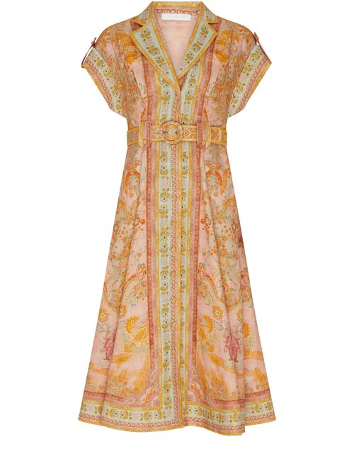 ZIMMERMANN Acacia midi shirt dress