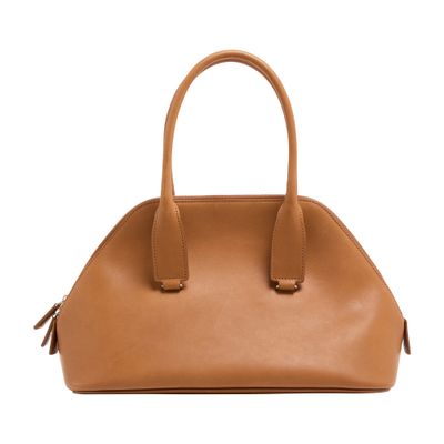 The Row Medium Devon Shoulder Bag In Beige