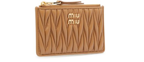MIU MIU Padded zipped card holder