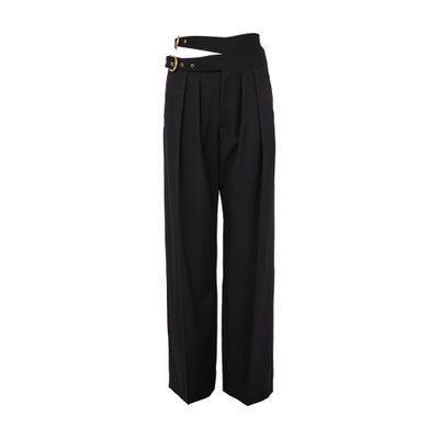 Chloé Belted Pants In Black