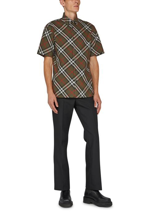 BURBERRY Kariertes Baumwollhemd