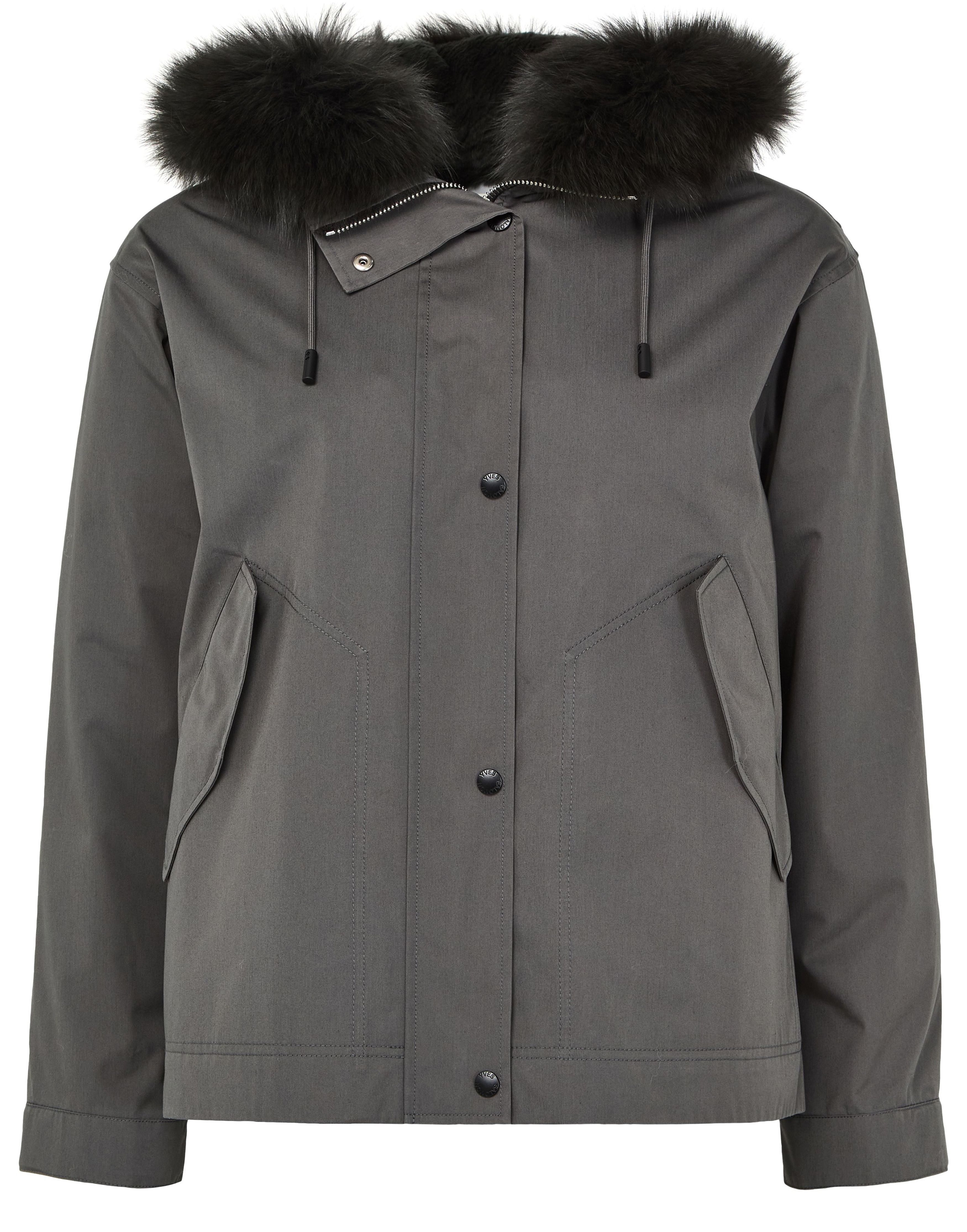 Hooded cotton parka