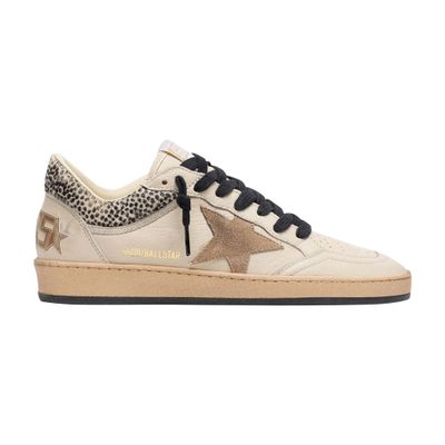 Golden Goose Ball Star Star-print Sneakers In Neutral