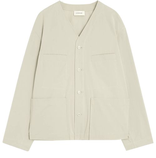 LEMAIRE Kragenloses Overshirt