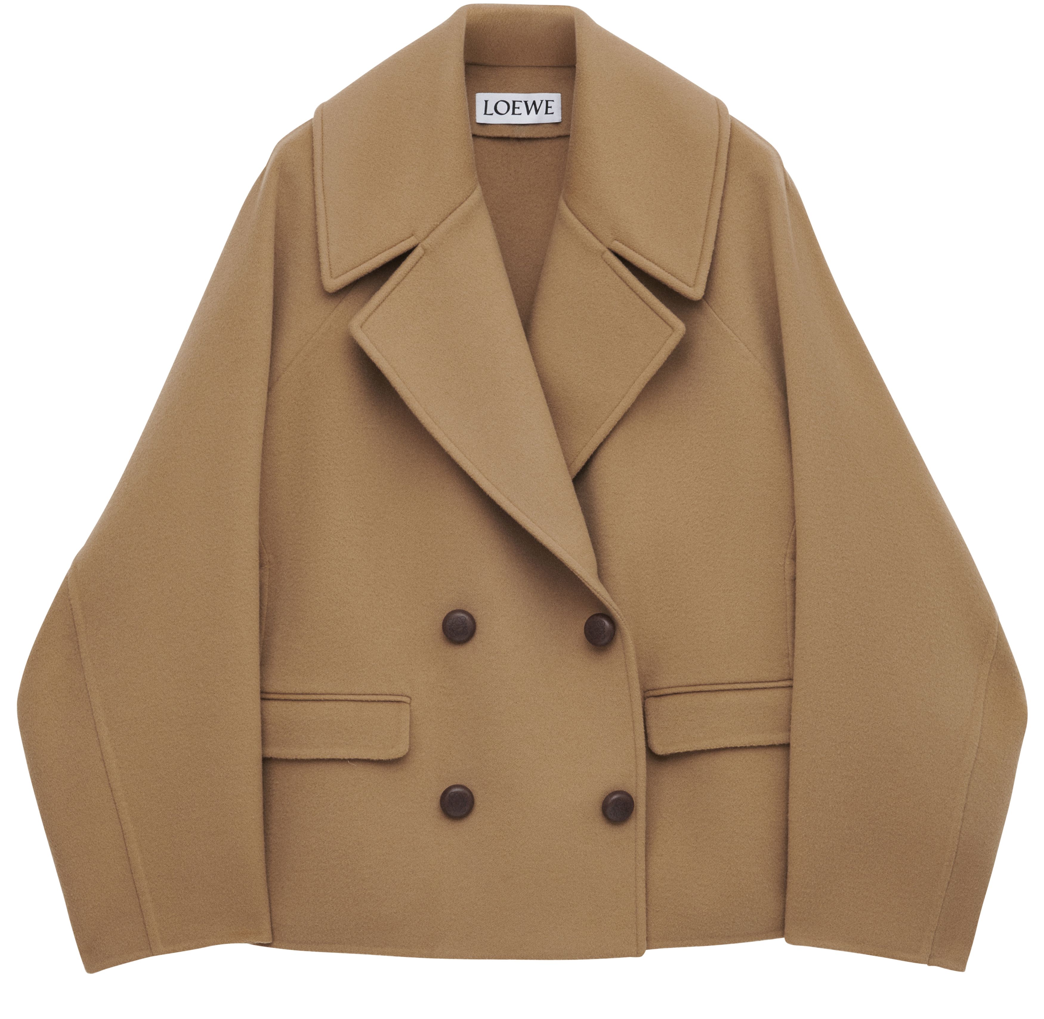 Short coat in wool