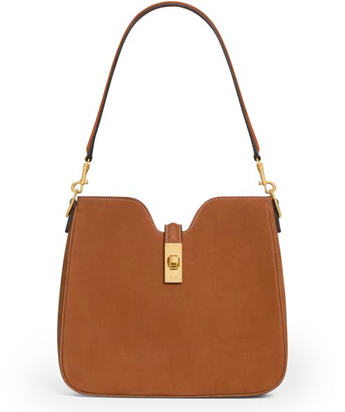 CELINE Small Camille 16 soft bag in nubuck calfskin