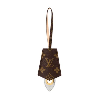 Louis Vuitton Cloche Clés Monogram Heritage Bag Charm In Brown