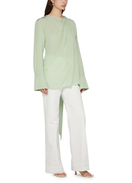VICTORIA BECKHAM Twist detail scarf top