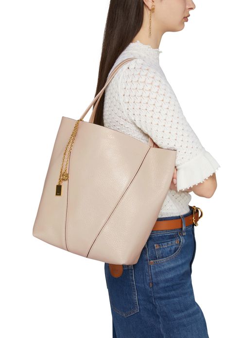 CHLOE Cabas-Tasche aus genarbtem Leder Chloe Spin