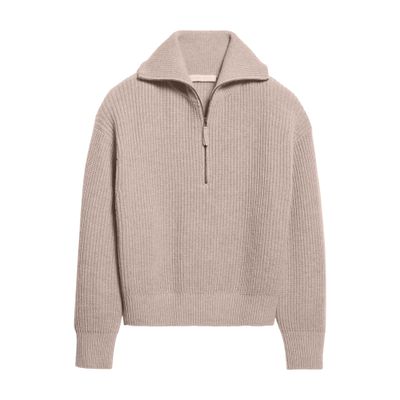 Vanessa Bruno Darshan Wool Sweater In Beige