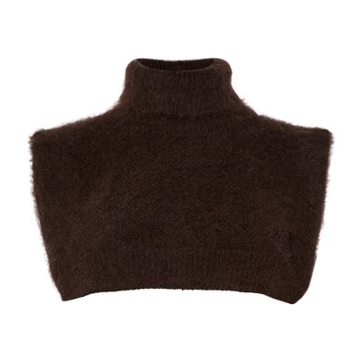 Turtleneck cape