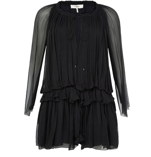 CHLOE Mini cape dress