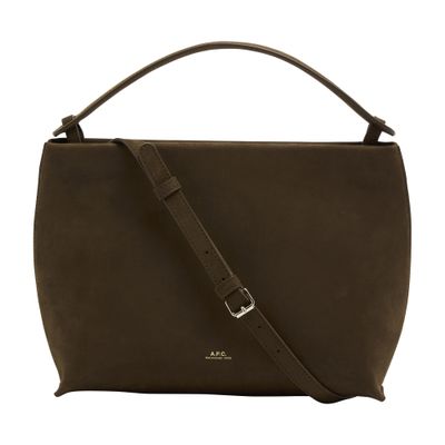 Apc Ashley Shoulder Bag In Brown