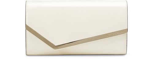 JIMMY CHOO Clutch Emmie en cuir verni