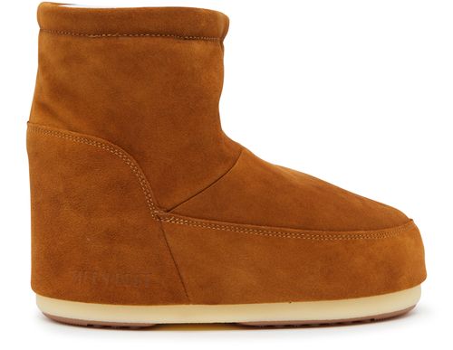 MOON BOOT Suede Icon Low Nolace ankle boots