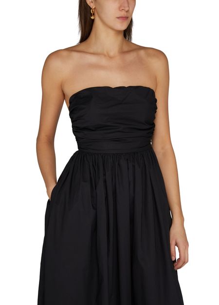 Strapless lace up dress - MATTEAU