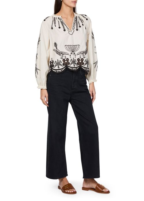 SEA NEW YORK Kingsley embroidery blouse
