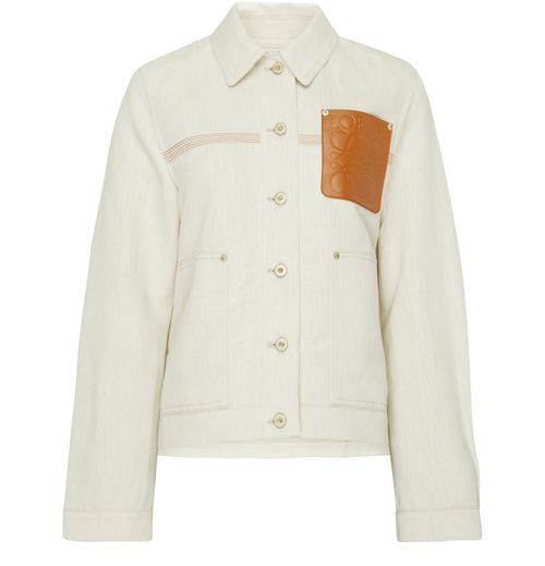 LOEWE Workwear in cotton and linen jacket