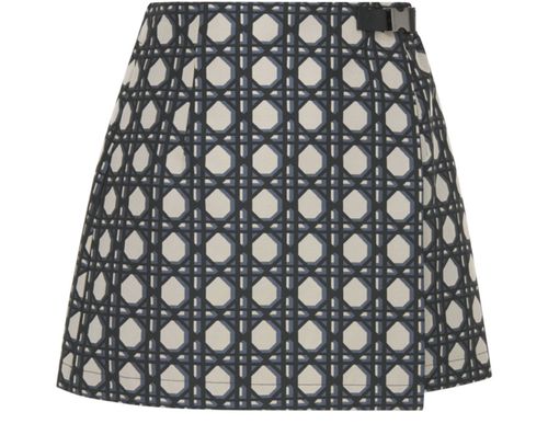 DIOR Cannage printed mini skirt