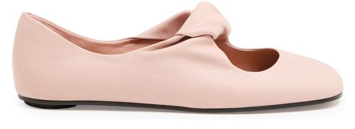 MCQUEEN Leather ballerinas