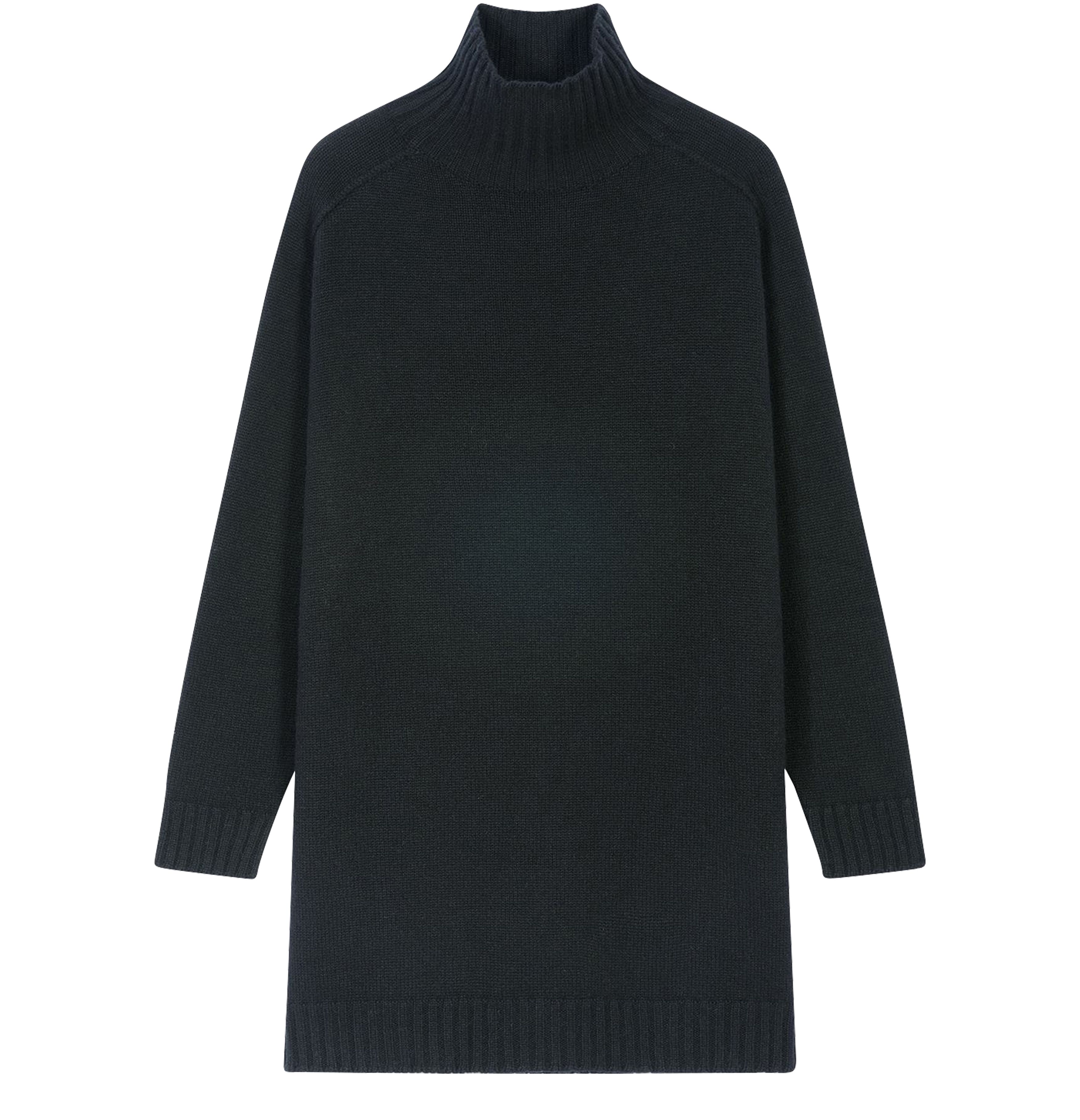 High-neck dress