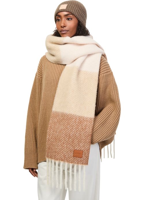 LOEWE Écharpe en laine et alpaga