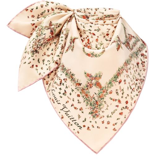LOUIS VUITTON Monogram Flowers Square 90