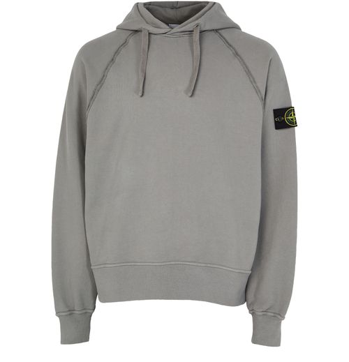 STONE ISLAND Logo patch hoodie