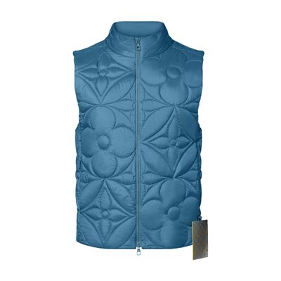 LVSE Padded Monogram Flower Gilet