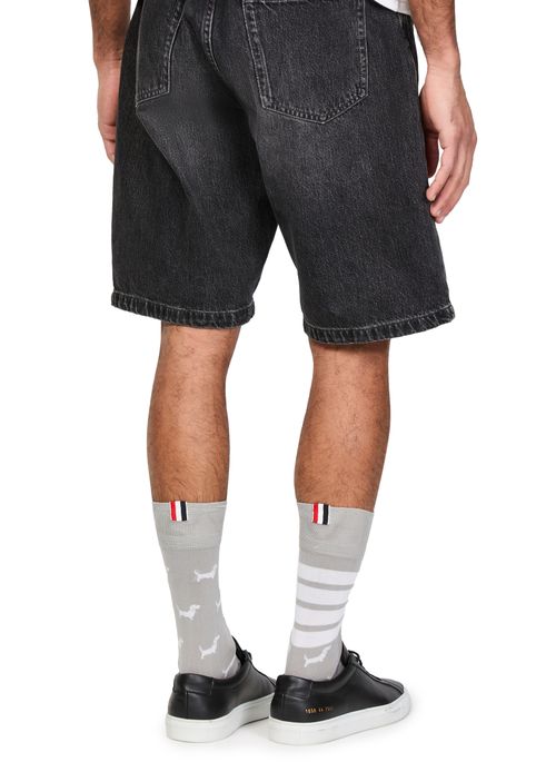 THOM BROWNE Cotton 4Bar socks