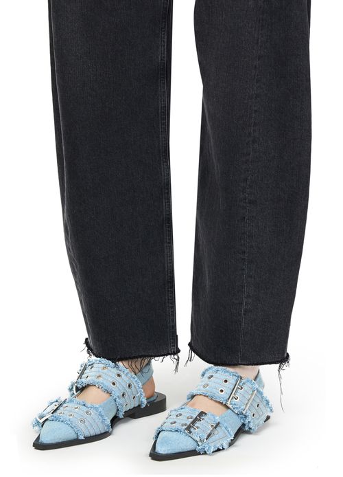 GANNI Buckle ballerinas