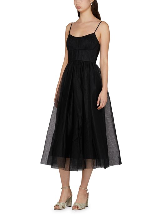 ZIMMERMANN Tulle corset midi dress