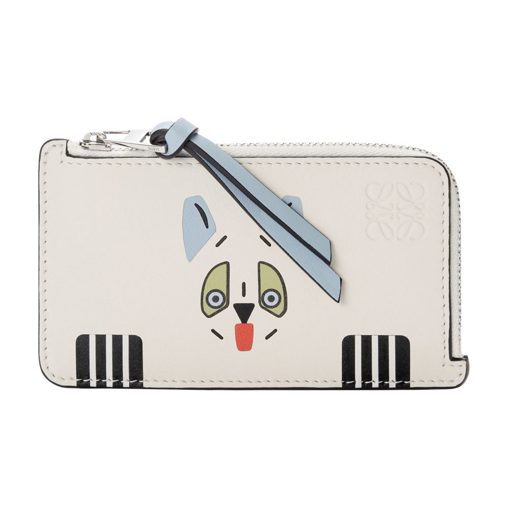 Futurist Cat coin cardholder in classic calfskin thumbnail 6