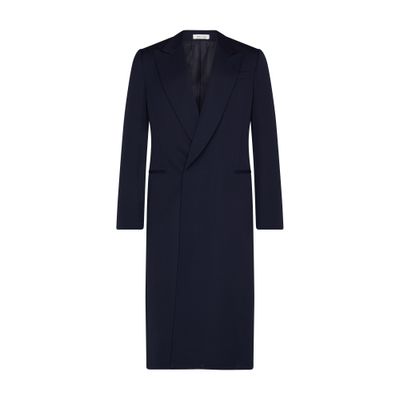 Shop Alexander Mcqueen Large Reversible Coat In Bright_navy