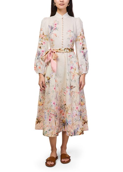 ZIMMERMANN Robe midi boutonnée Rebellion