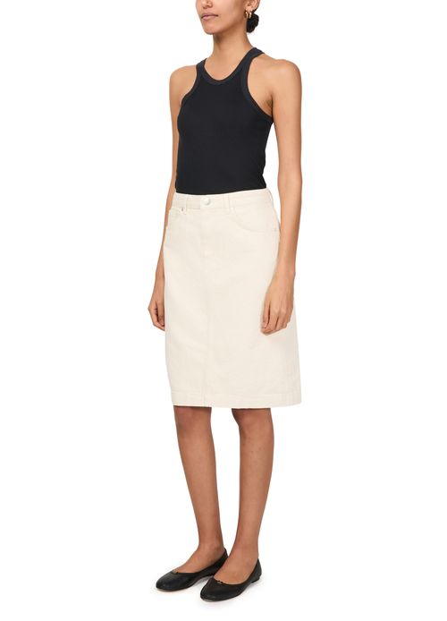 SKALL STUDIO Cali midi denim skirt