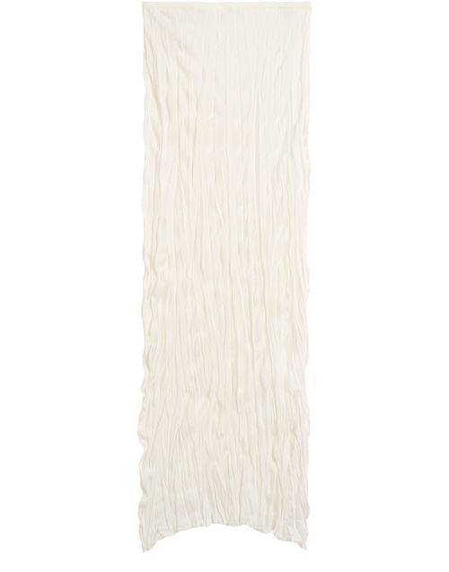 Toteme — Crinkle knit skirt (White)