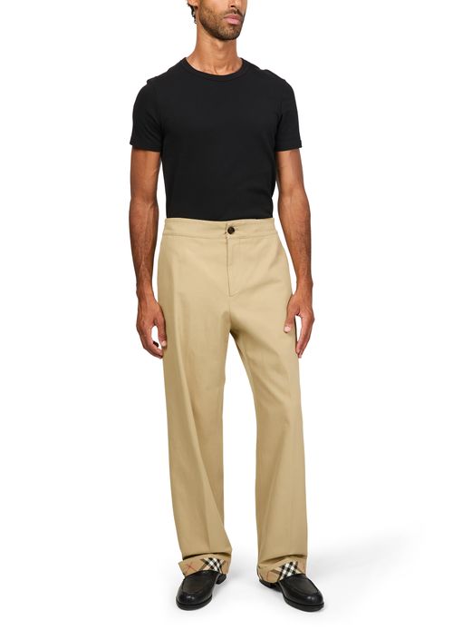 BURBERRY Cotton suit pants