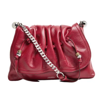 Isabel Marant Bolton Pouch Bag In Red