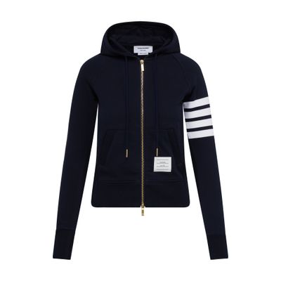 CELINE クロップドフーディー ベルベットジャージー ブラック／ホワイト