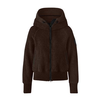 Canada Goose Chilliwack Fleece Aviator Jacket In Brown