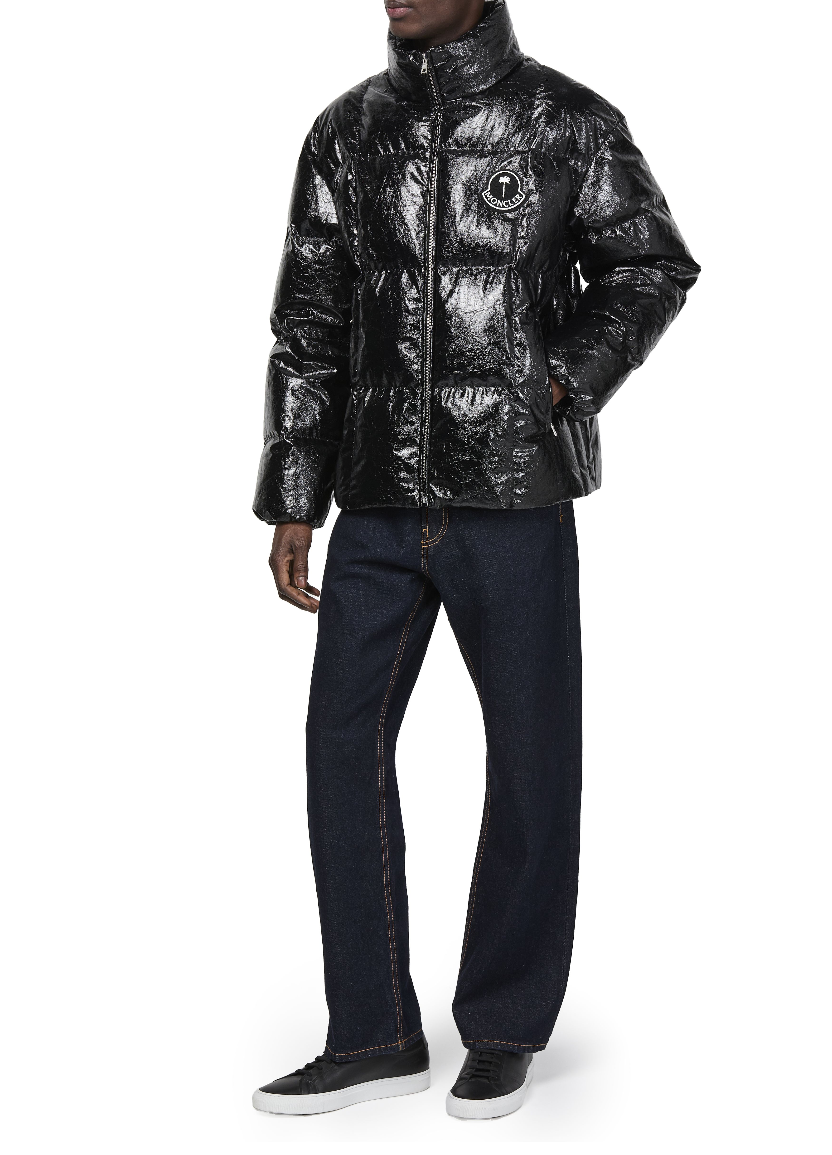 x Palm Angels - Simoon metallic coated down jacket thumbnail 6