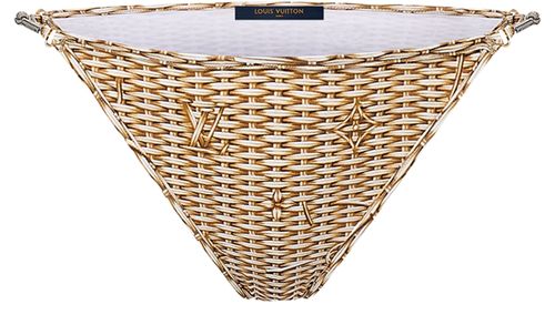 LOUIS VUITTON Bas de maillot de bain Monogram Raffia