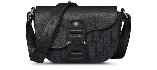 DIOR Mini sac Messenger à rabat Saddle