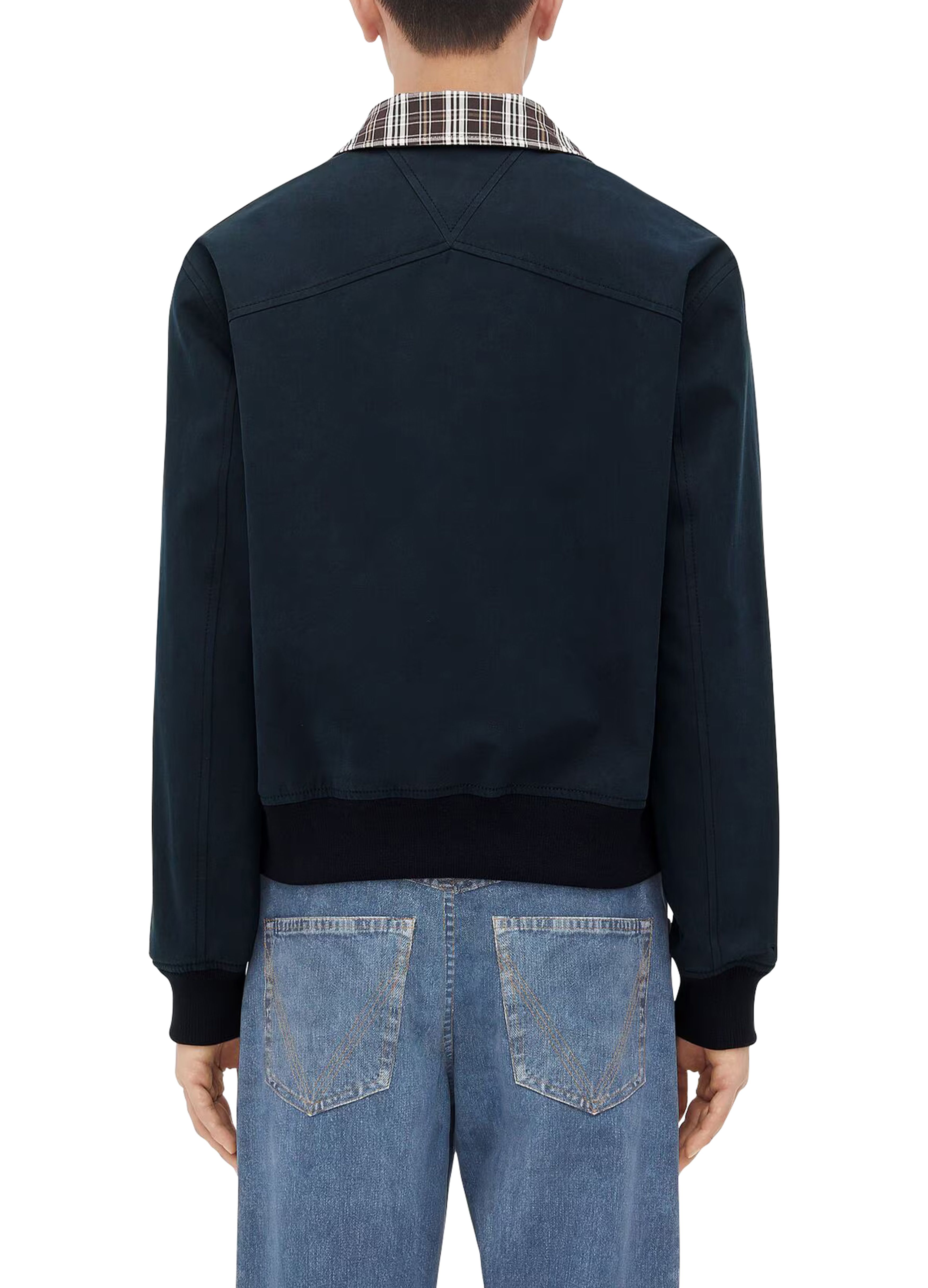 Oversized fit cotton twill coat thumbnail 7