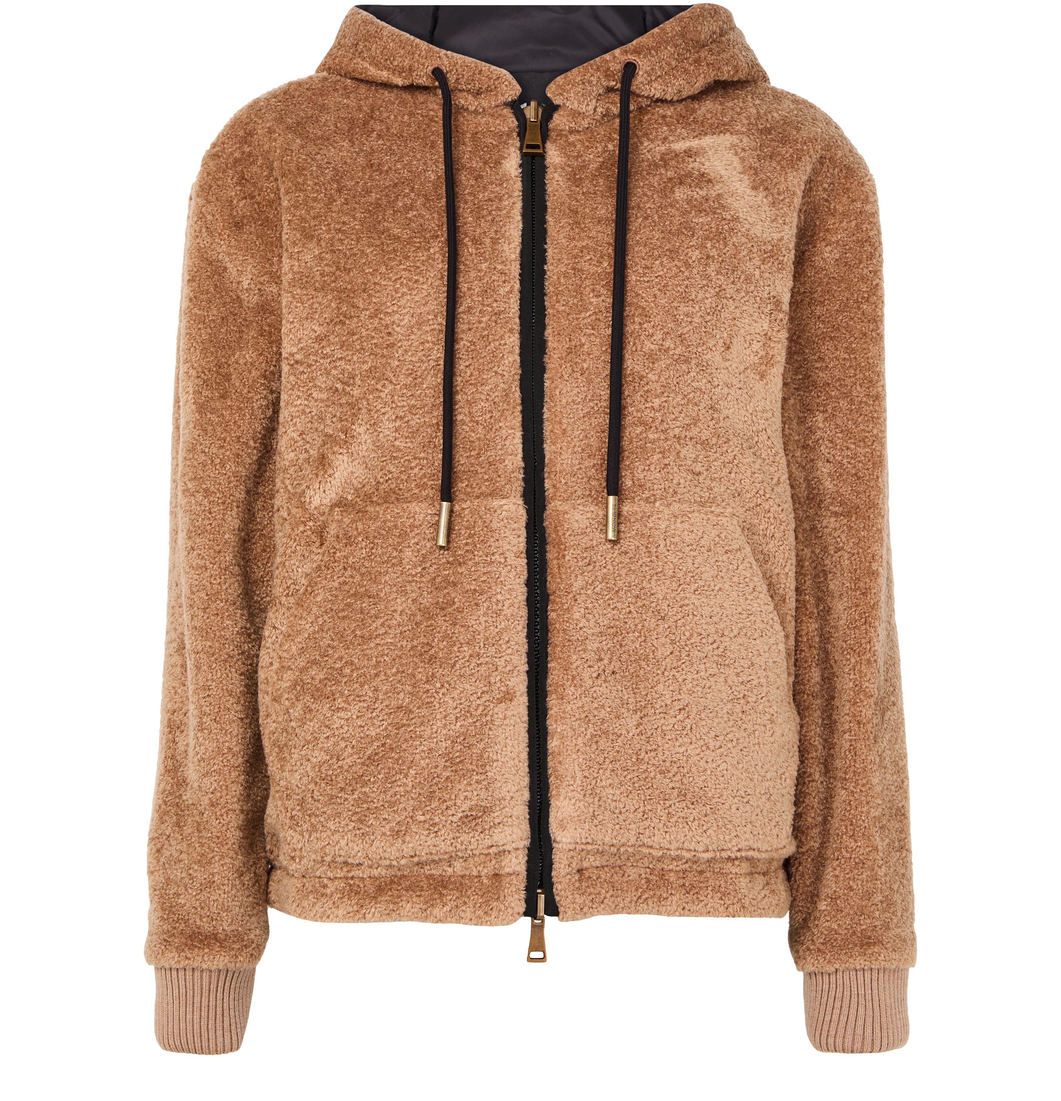 Zipped-up reversible jacket