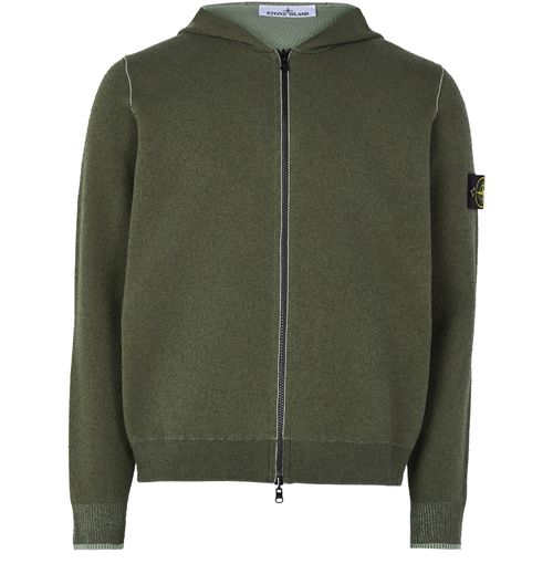 STONE ISLAND Zipped hoodie