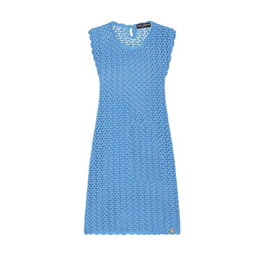 Crochet Sleeveless Short Dress