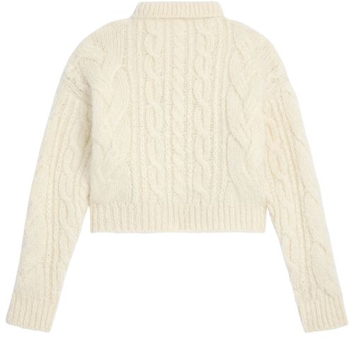 CELINE Sweater in aran mohair and wool